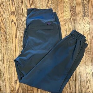 Women's Patagonia Happy Hike Studio Pants Joggers Gray Size Small